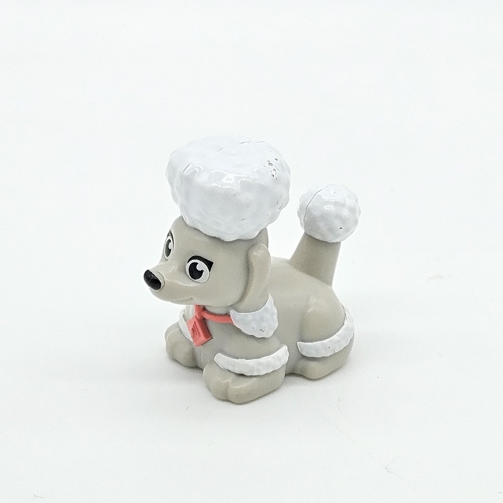 Moose Toys Shopkins Shoppies Shop Pet Poodle Dog Grey White Figure Roller Ball